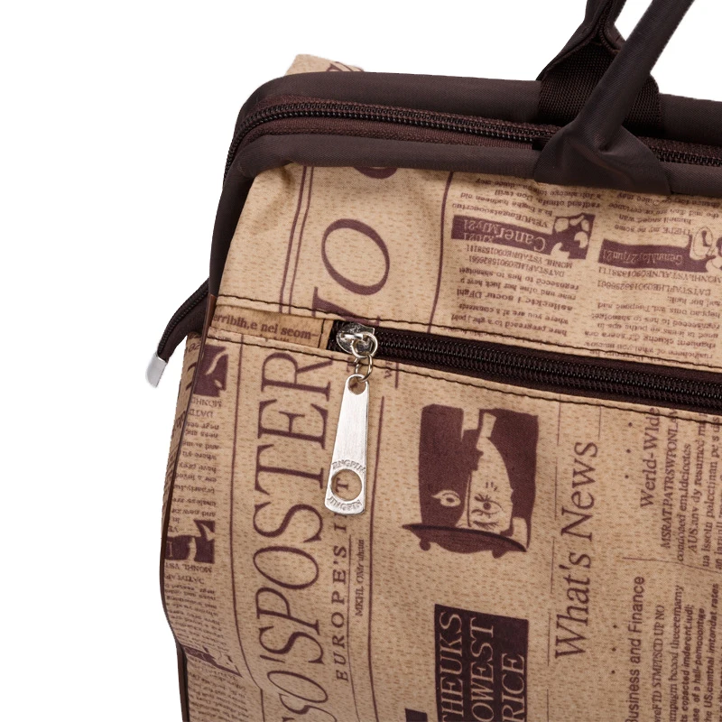 Модная винтажная Дорожная сумка унисекс переносная водонепроницаемая Оксфорд