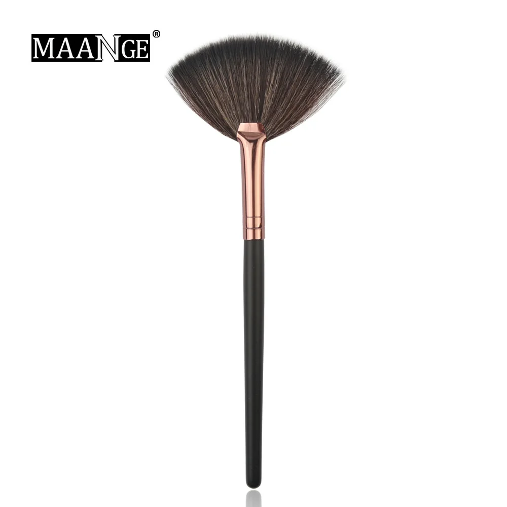 

Factory Direct MAANGE Ma Ange Single Small Fan-Shaped Blush Brush Paint Makeup Tools Hot Sales Cosmetic Brush