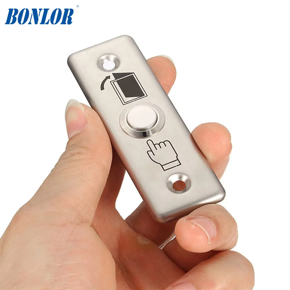 Бесплатная доставка 10 шт. маленькая кнопка доступа к двери из алюминиевого