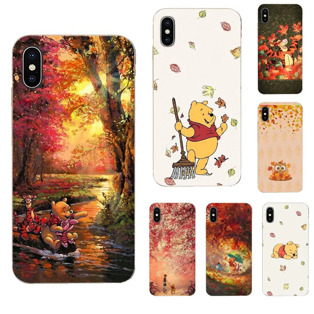 Мягкие чехлы из ТПУ для Galaxy J1 J2 J3 J330 J4 J5 J6 J7 J730 J8 2015 2016 2017 2018 mini Pro Poohs осенние