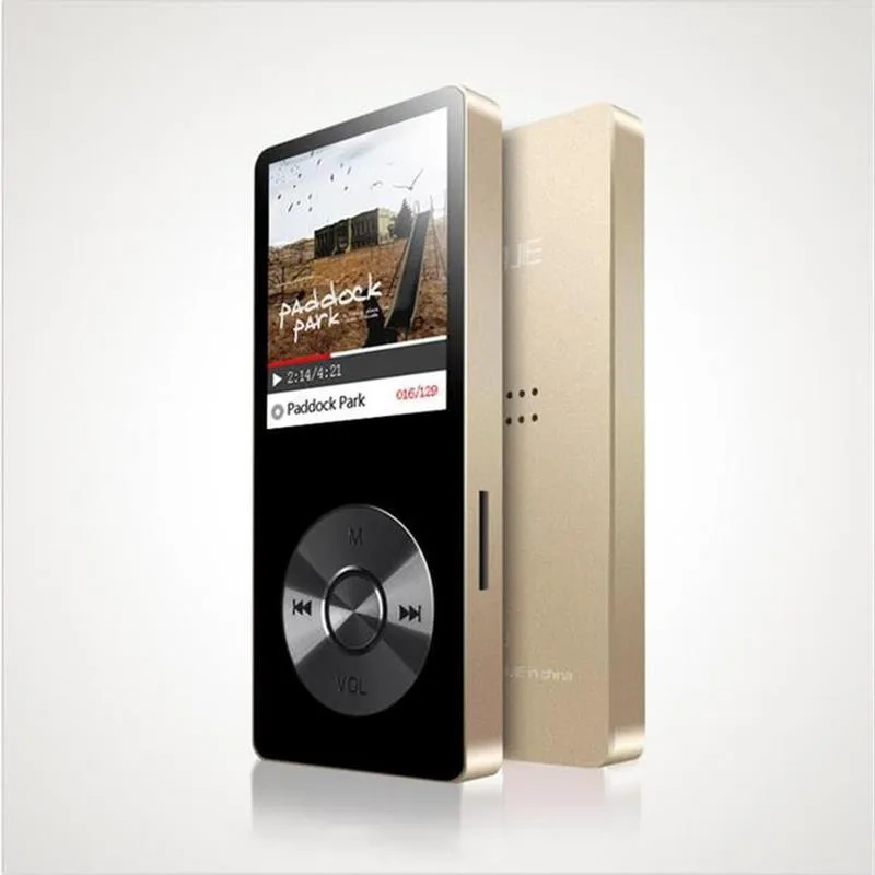 Новейший mp3-плеер с сенсорной кнопкой, Bluetooth, BENJIE, K8, ультратонкий, 8 ГБ, музыкальный плеер, 1,8 дюймов, экран без потерь, HiFi Звук, с fm-радио - Цвет: NonBluetooth-K9-Gold