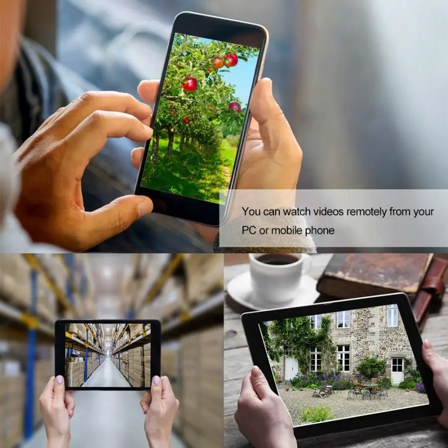 Камера видеонаблюдения на солнечной батарее 4G 1080P HD водонепроницаемая|Камеры