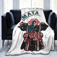 mayans m c ultra soft throw blanket flannel light weight fuzzy warm throws for winter bedding couch sofa 80x60