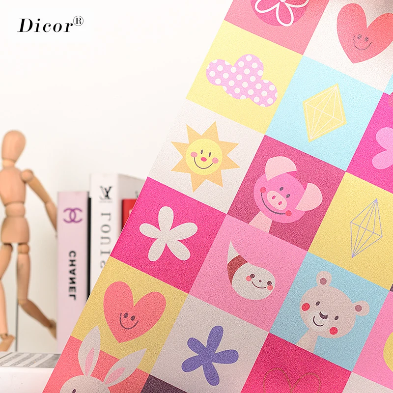 Цветная витражная стеклянная наклейка с животными креативная декоративная