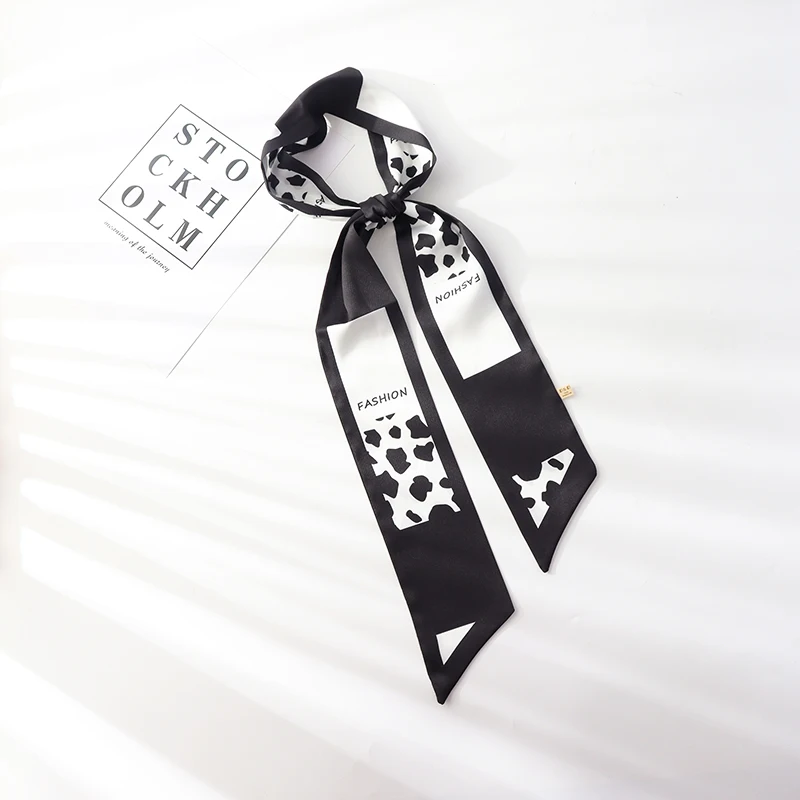 

140cm*10cm cows restore ancient ways small grain ribbon fashion scarves skinny scarf spring/summer bag scarf women