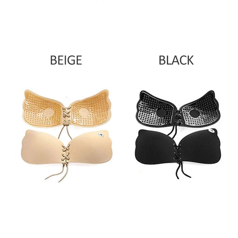 Самоклеящееся сексуальное нижнее белье бюстгальтер без бретелек силиконовый