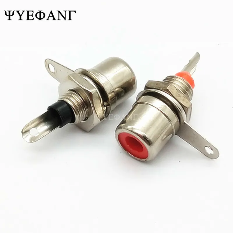 Маленький Металлический аудиоразъем RCA 5 шт./лот/Лот маленький женский проводной