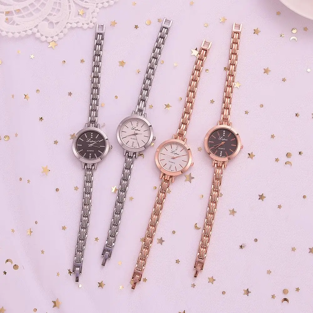 

Brand Luxury Set Women Bracelet Watches Fashion Women Dress Ladies Wrist Watch Luxury Rose Gold Quartz Watch Set Dropshiping