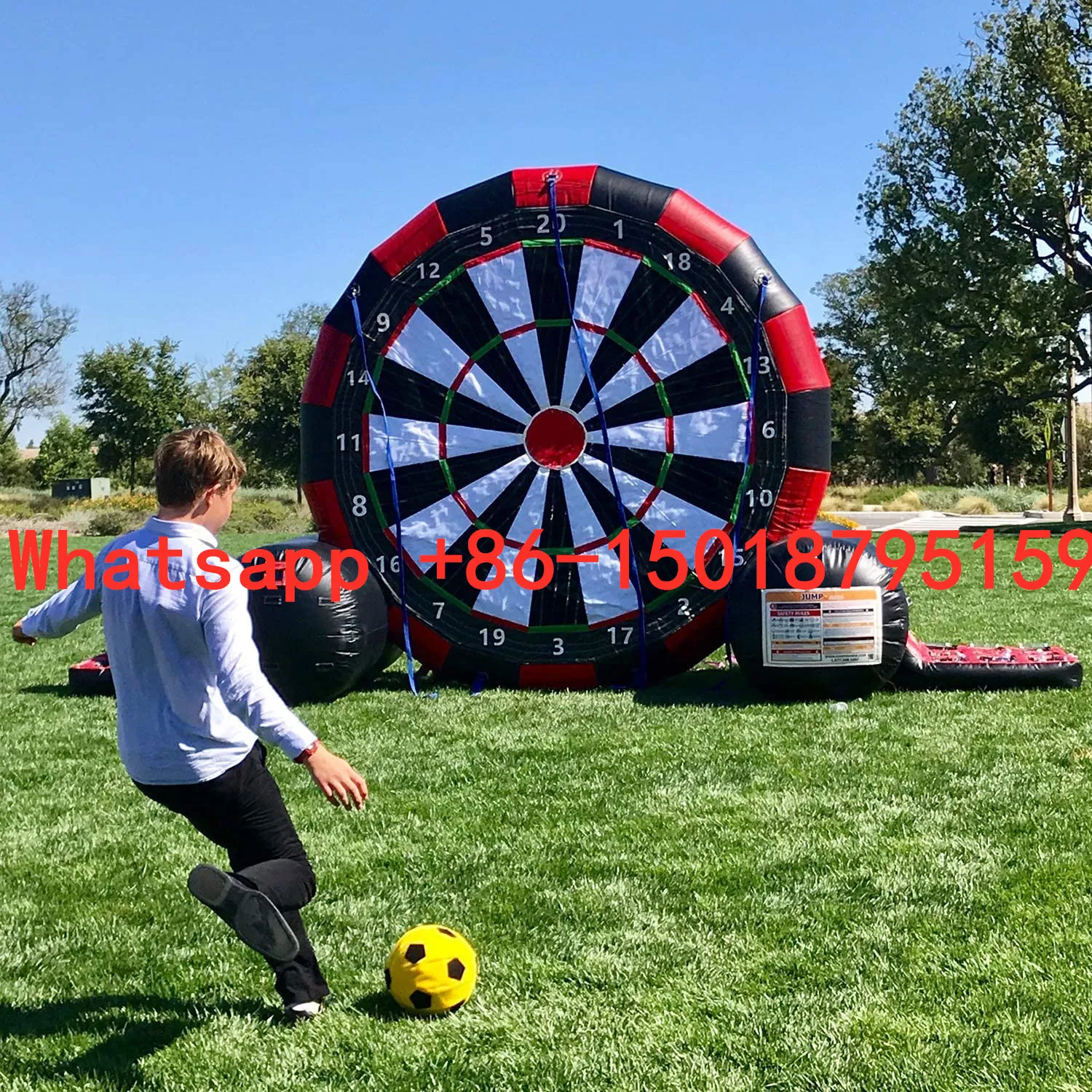 Гигантский надувной футбольный Дротика липкие футбольные воздушные мячи для