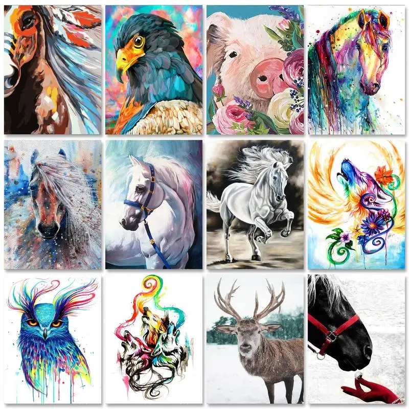 

5D DIY Diamond Painting Photo Custom Animals Picture Cross Stitch Gift Square/Round Full Drill Embroidery Mosaic Art Home Decor