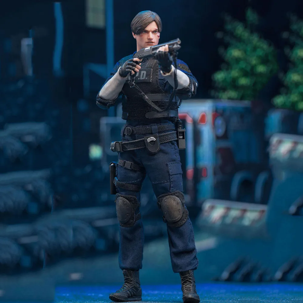 

1/12 солдатик РПД Биохимический полицейский офицер Лион 6 ''набор экшн-фигурок модель игрушка коллекционный подарок