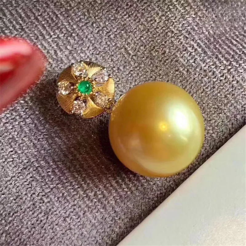 

Solid 18K Yellow Gold for DIY Jewelry Accessories Pendant Clasp Connector Clip Clasp Pinch Clip Bail Pendant Bail Bead