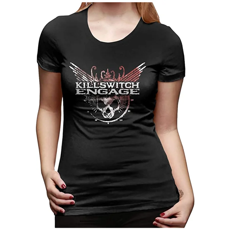 

Women's Standard Short-Sleeved T-Shirt Round Neck Classic Version retro t shirt harajuku
