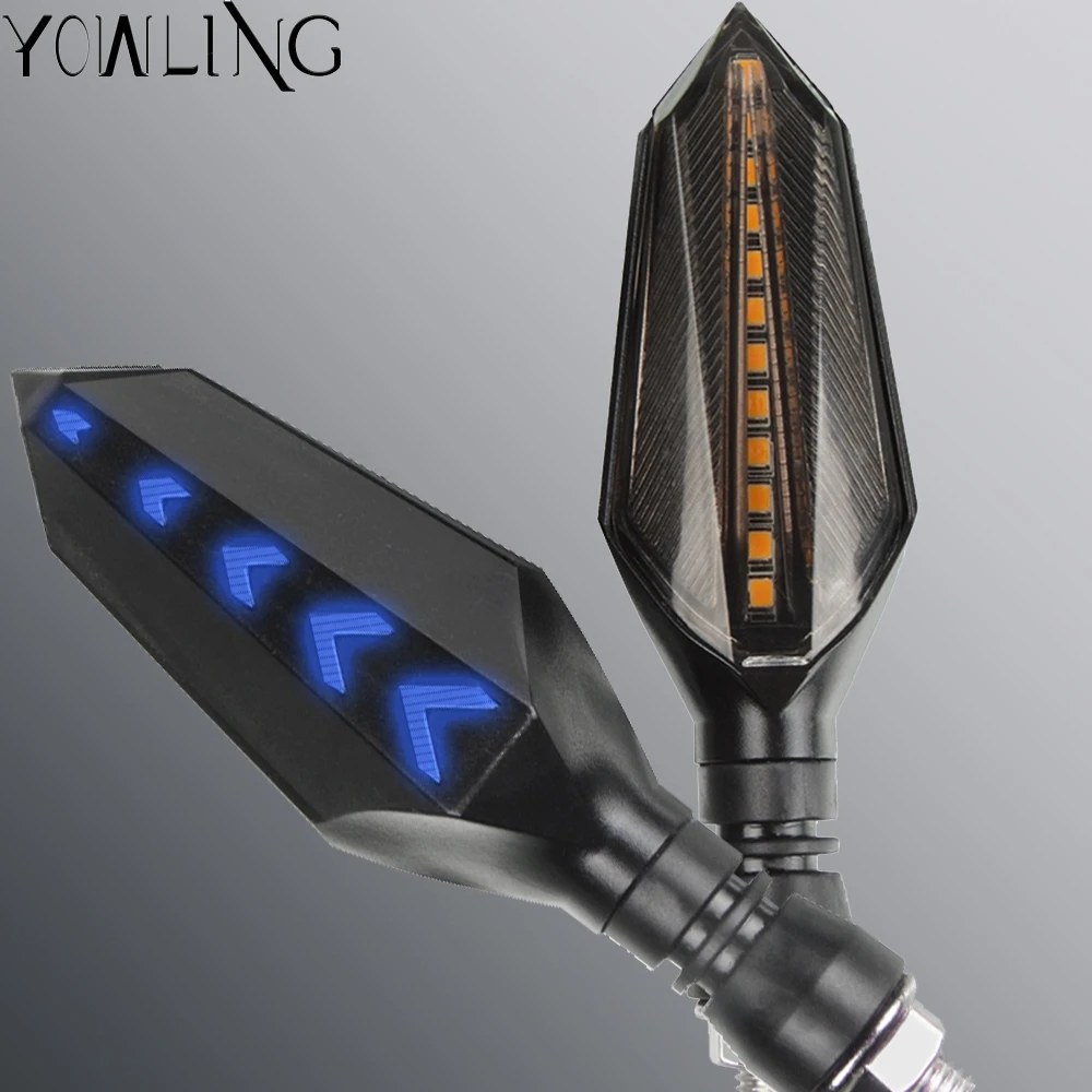 Сигналы поворота для мотоцикла светодиодный задний фонарь индикатор желтая