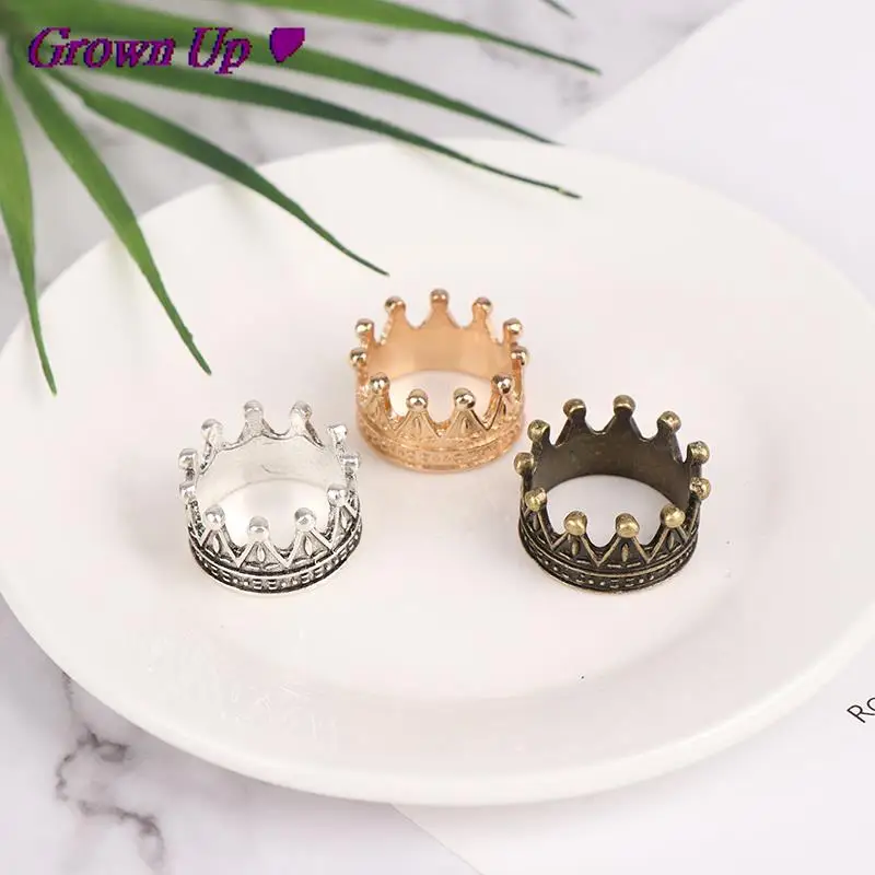 Корона из металлического сплава 1:12 миниатюрный кукольный домик Золотая