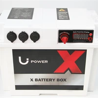 simple diy 12v portable marine battery charging box with usblighter connectors for chordless devices