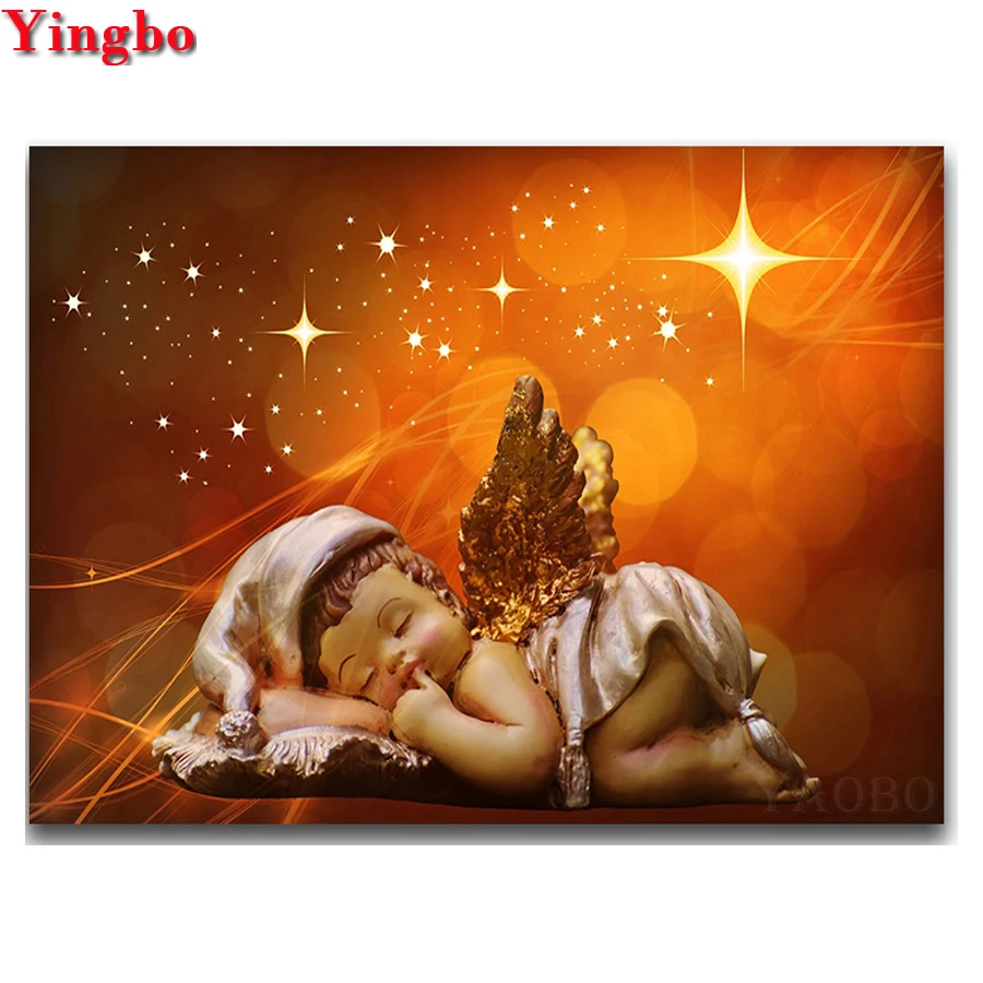 Индивидуальная алмазная живопись детский Ангел вышивка крестиком 3D