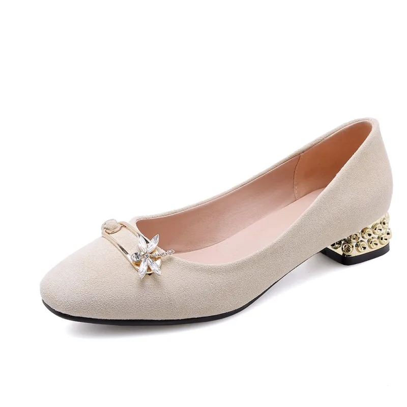 Туфли-лодочки женские на высоком каблуке декоративные туфли-лодочки