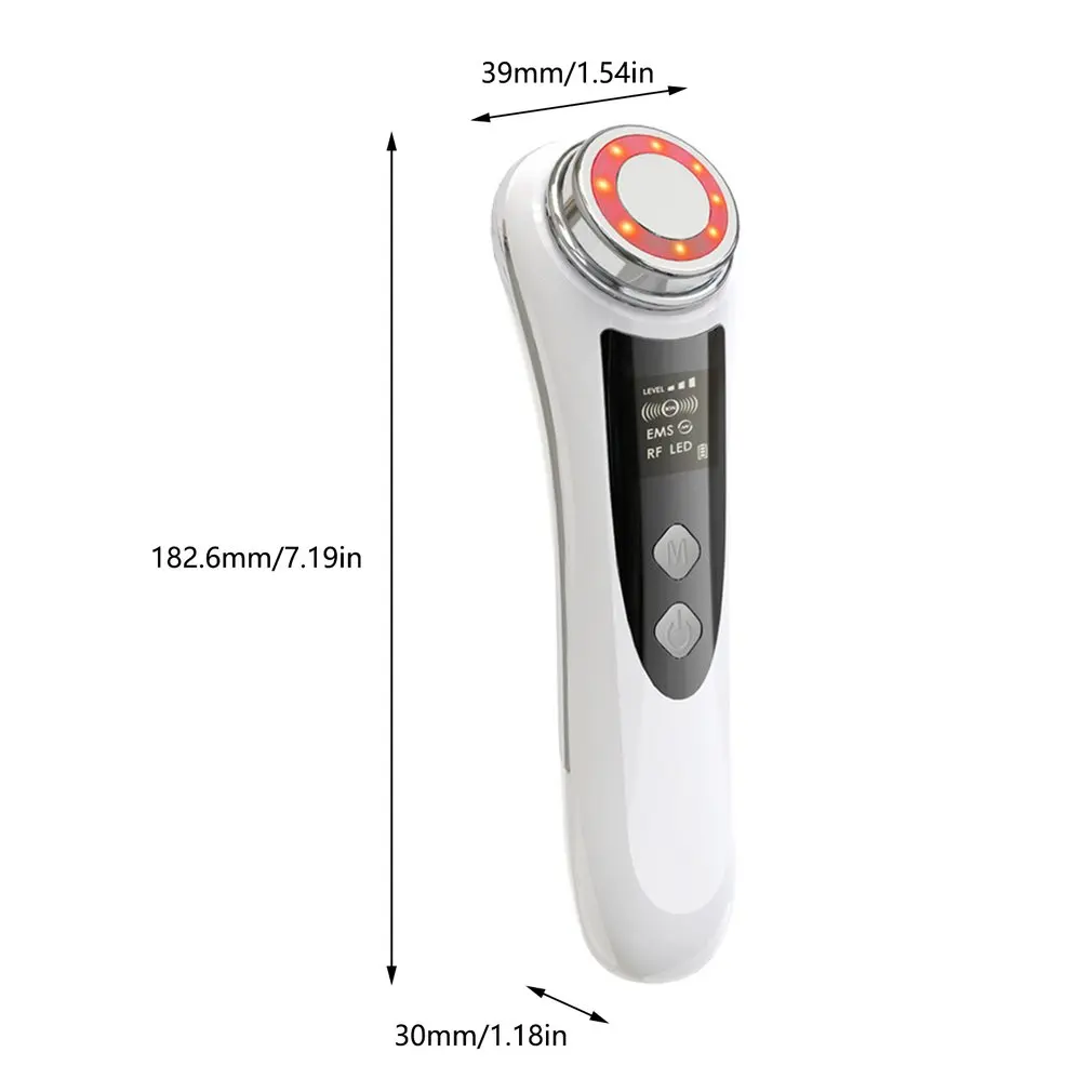 

Facial Massager Portable Electric Sonic Rechargeable Cold Ion Skin Care Machine Anti Wrinkle Tightening Devices