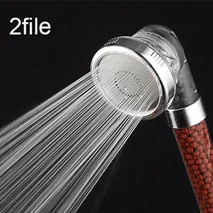 Filterable Shower Head Nozzle shower Bathroom Accessories High Pressure Adjustable Water Saving Rainfall Обустройство дома