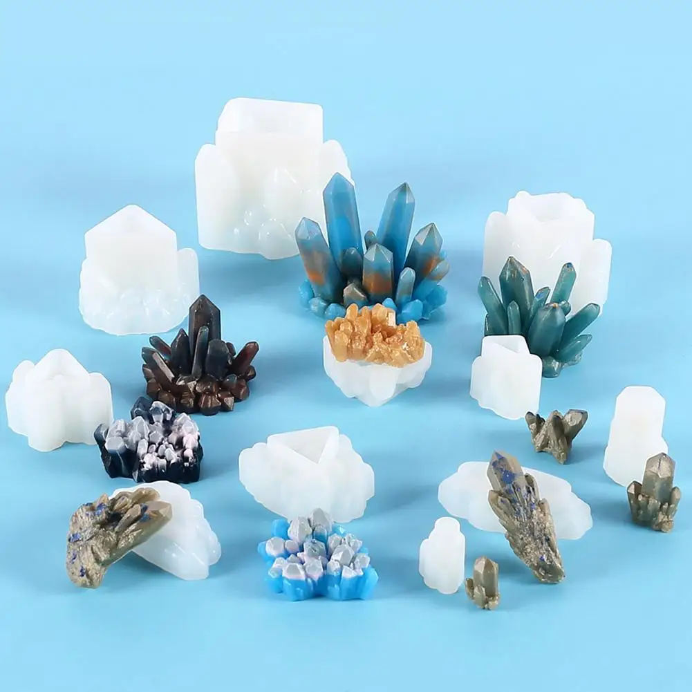 

Силиконовая форма, сушеный цветок из смолы, декоративная искусственная Бриллиантовая кожа для украшений «сделай сам»