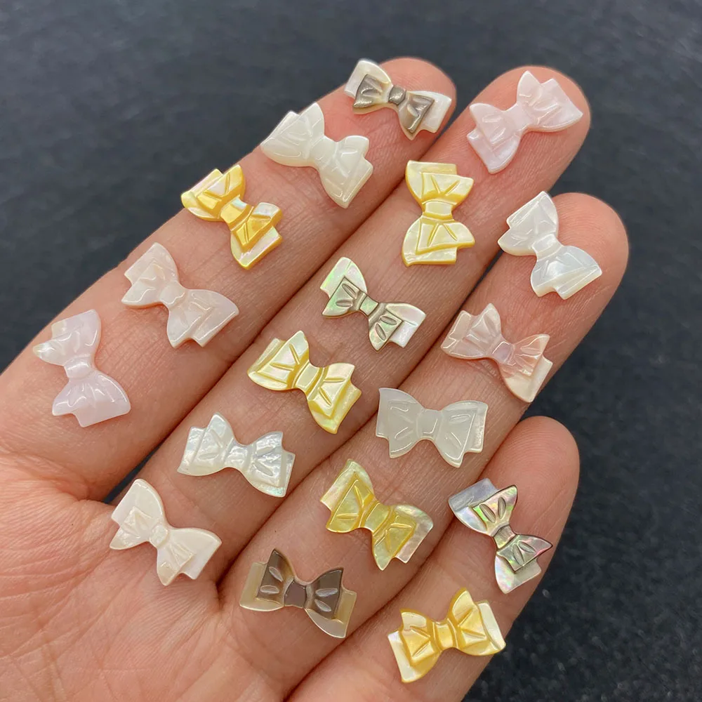

Wholesale Multicolor Bow Shape Pendant Natural Shells for Jewelry Making DIY Handmade Accessories Beaded Decoration Fashion