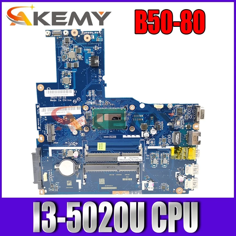 

ZIWB2/ZIWB3/ZIWE1 LA-B092P REV:3.0 main board For Lenovo B50-80 Laptop motherboard FRU: 5B20K02761 SR240 I3-5th CPU 100% tested