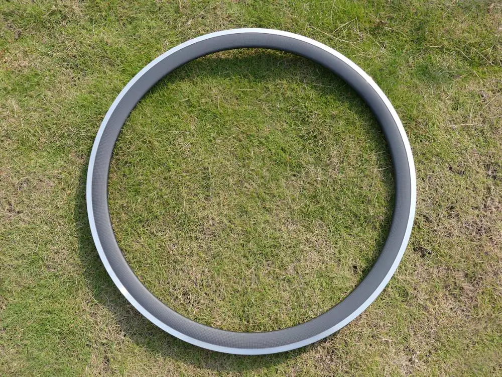 

C23 High Quality Full Carbon Road Bike Clincher Wheel Rim Alloy Brake Side 700C Rim Depth 38mm Width 25mm Including 1 Pair