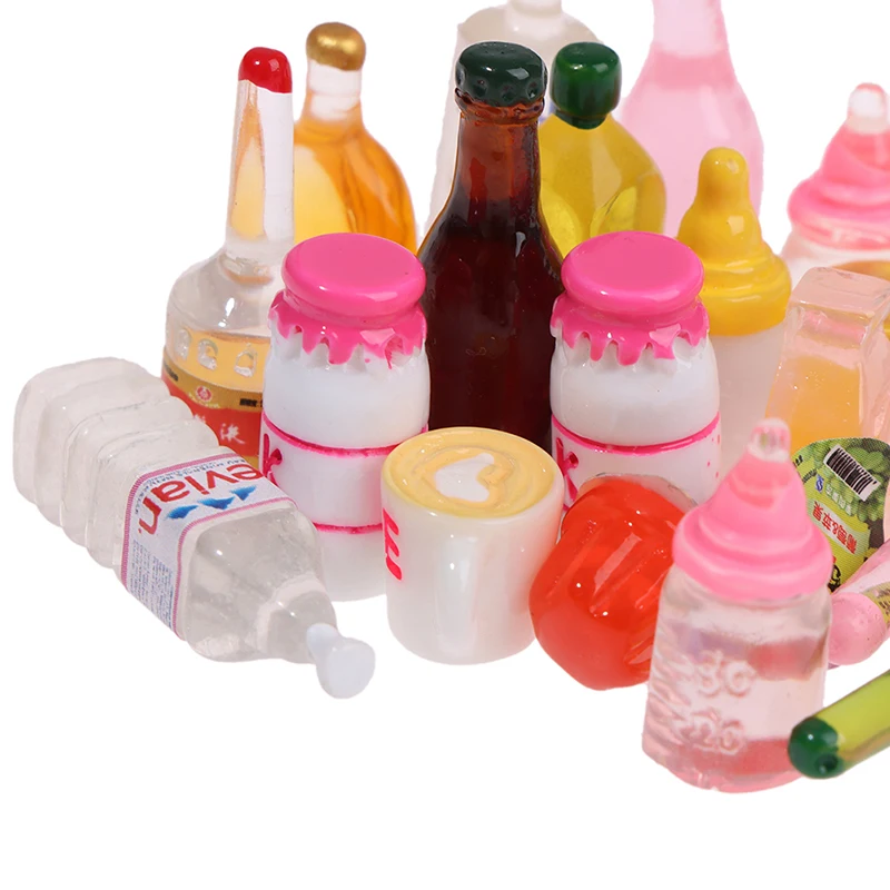 10 шт./пакет милый кукольный домик из смолы в случайном стиле имитация