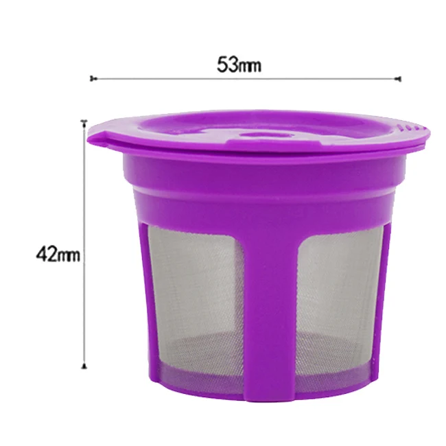 

6 Pack Reusable K Cups for Keurig 2.0 Coffee Makers,Universal Refillable Cups,Coffee Reusable Filter for Keurig