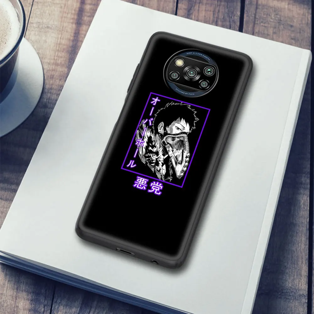 

Luxury Silicone Case Coque For Xiaomi Mi Poco X3 NFC M3 11 9T 10T Pro Note 10 Lite CC9 9 My Hero Academia Back Cover Fundas Capa