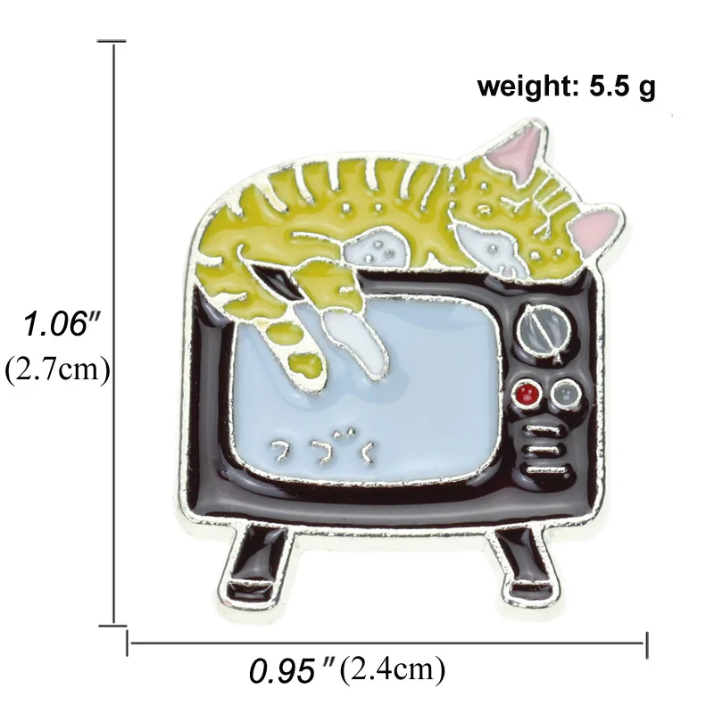 

Japanese Harajuku Cartoon Cat Series Enamel Pins Clothes Backpack DIY Collection Commemorative Badge Accessories Brooch