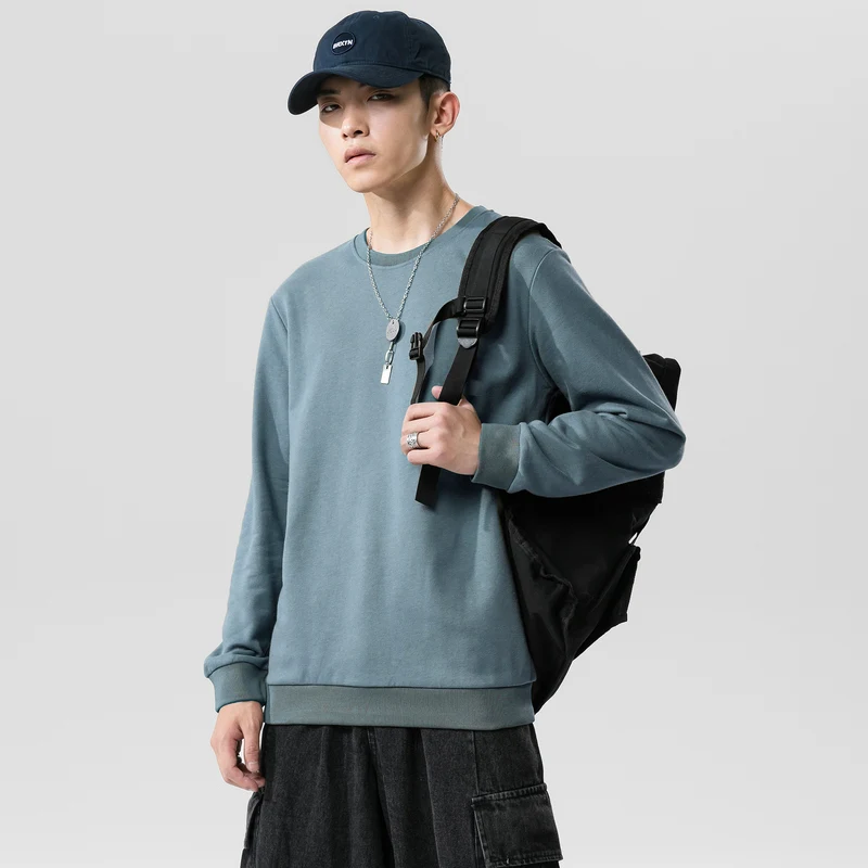 Новинка Осень зима 2020 удобная толстовка мужской плотный вязаный Модный пуловер