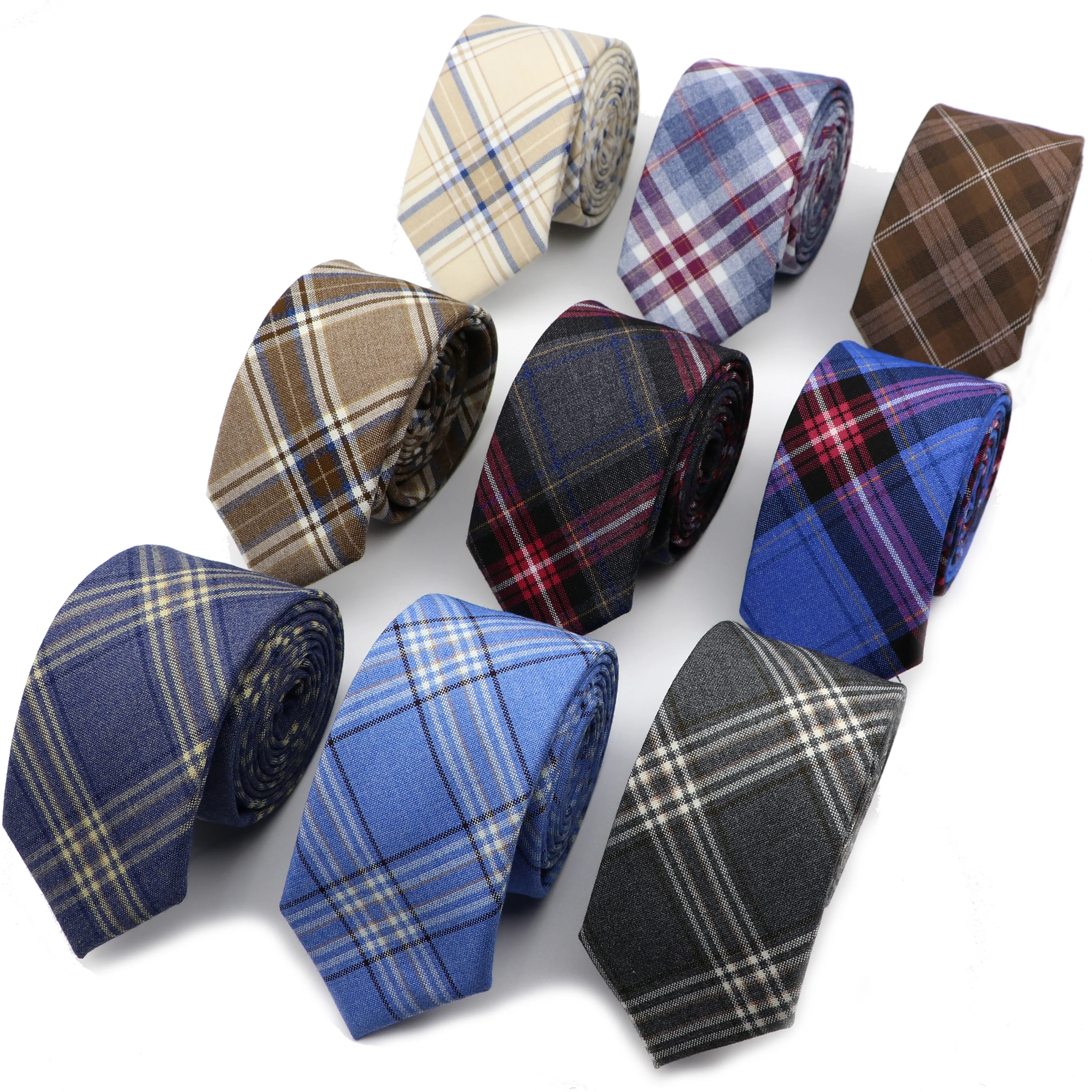 Клетчатый Полосатый Мягкий тканевый галстук TR 6 5 см качественный тонкий для