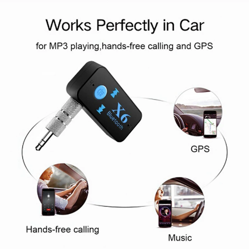 Универсальный Автомобильный Bluetooth AUX аудио приемник для hyundai getz skoda octavia a7 mitsubishi