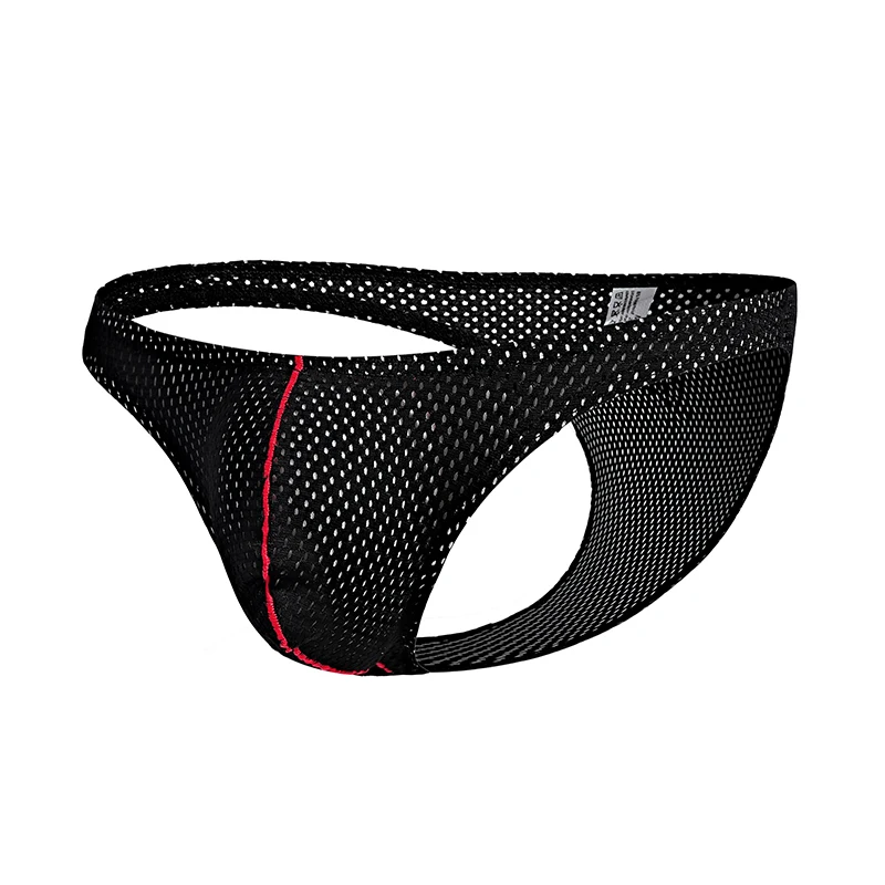 Мужские Бесшовные трусы сексуальное мягкое эластичное нижнее белье сетчатые