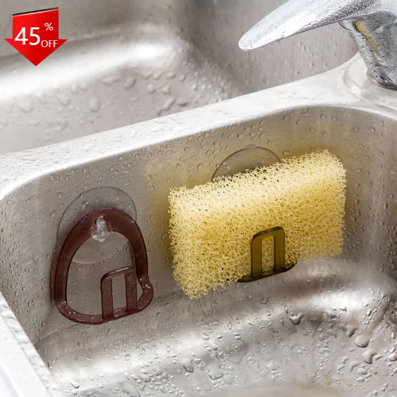 

Kitchen Suction Cup, Sponge Holder, Drain, Shelf, Kitchen Storage and Organization, Practical Home Accessories