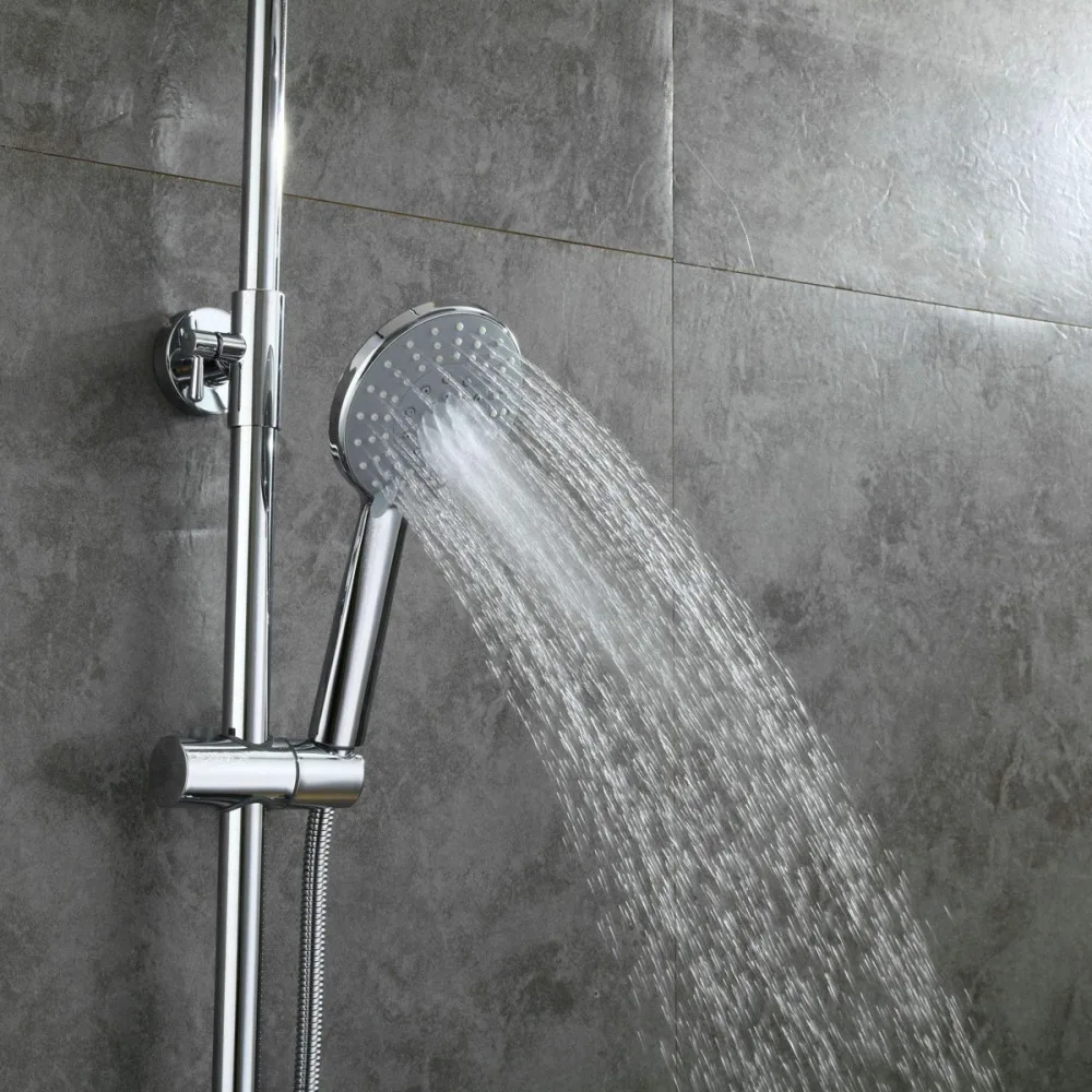 

1Pc 20cm Length Shower Arm Extension Tube Use Stainless Steel Tube(Silver)