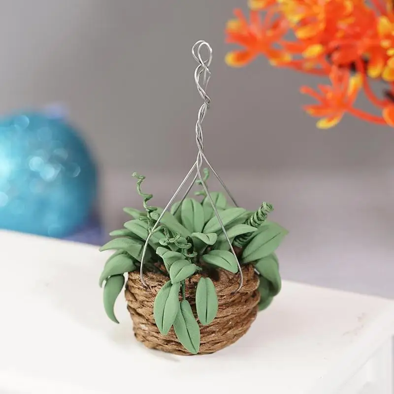 

1/12 Dollhouse Simulation Plant Model Miniature Accessories Potted Plant Flower Model Toys Home Decoration Kids Toys