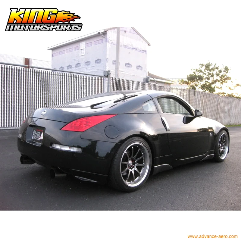 Подходит для 03 08 NISSAN 350Z Z33 боковая юбка уретан 4 шт. стиль JDM|side skirts|jdm stylejdm nissan |