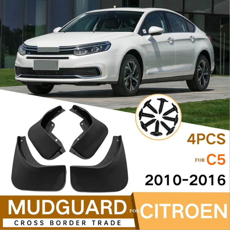 Set Car Mud Flaps For Citroen C5 Sedan Estate 2010-2016 Mudflaps Splash Guards Mud Flap Mudguards Fender 2011 2012 2013 2014 201
