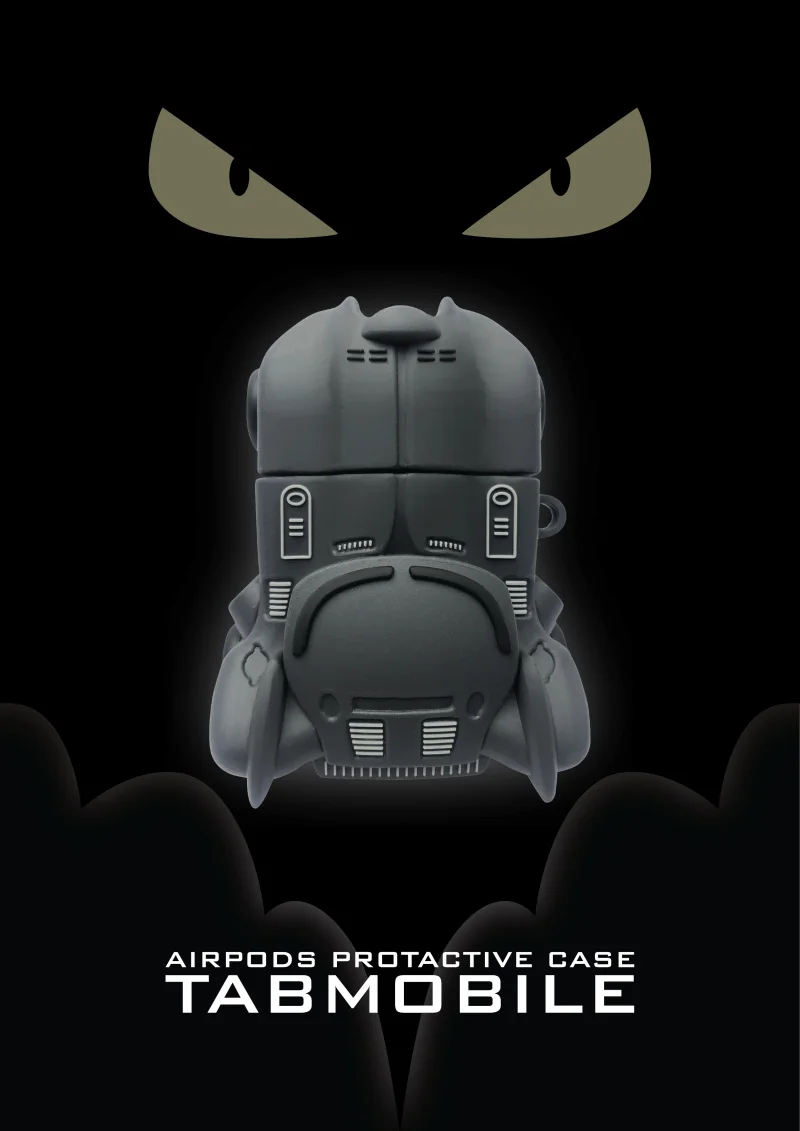 Роскошный силиконовый чехол с Бэтменом для Airpods, защитный чехол для наушников, чехол для Apple airpods 2 1, аксессуары, зарядная коробка