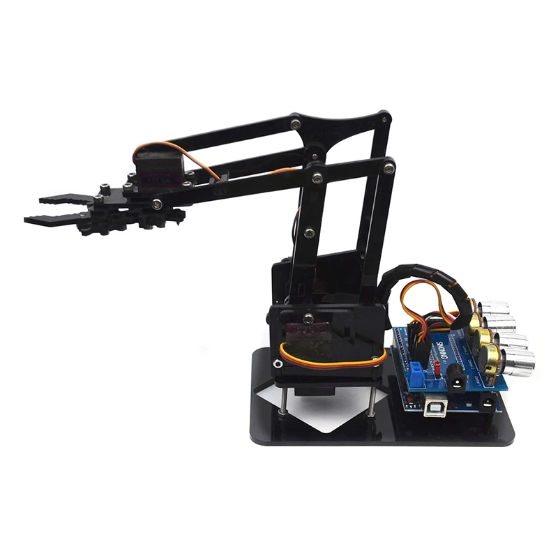 Хит! Diy акриловый робот-манипулятор для Arduino Kit 4Dof Toys механический захват