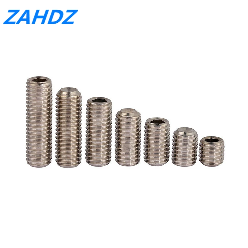 200 шт. Набор шестигранных винтов из нержавеющей стали с резьбой набор M3 M8