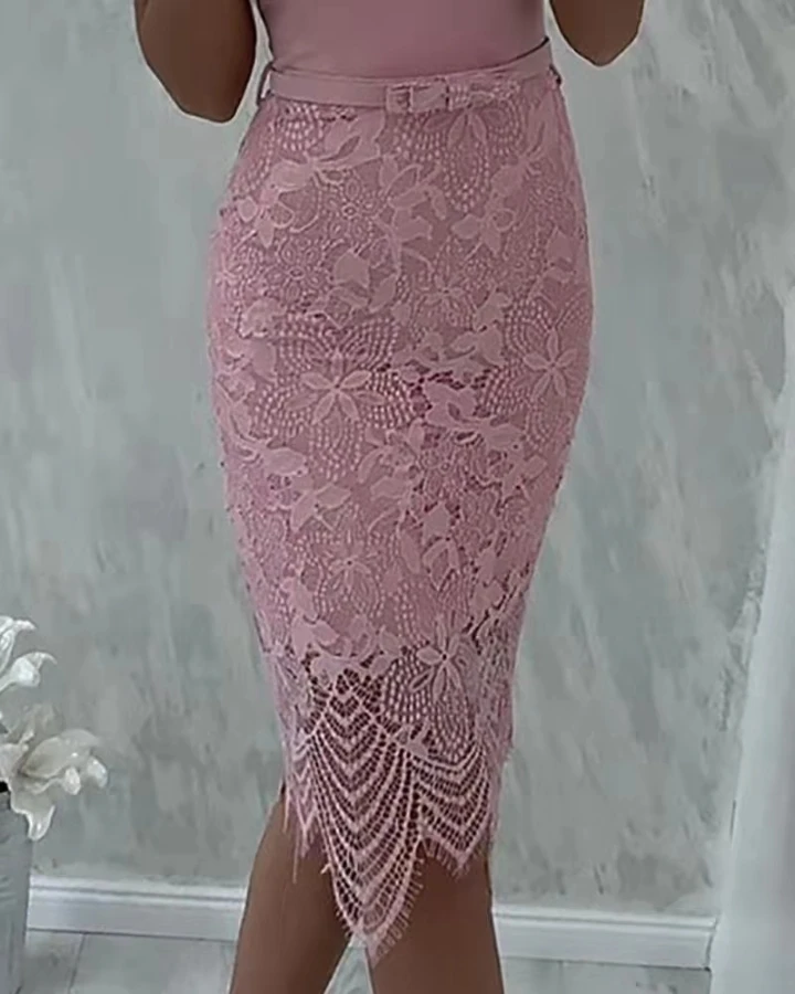 Ocstrade 2020 Новое Женское кружевное летнее Бандажное платье с сексуальным поясом из