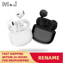 M&J Air Mini Pro 4 TWS Bluetooth Earphones Hi-Fi Wireless Headphones In-Ear Stereo Earbuds Hands-Free Headset For Smart Phone