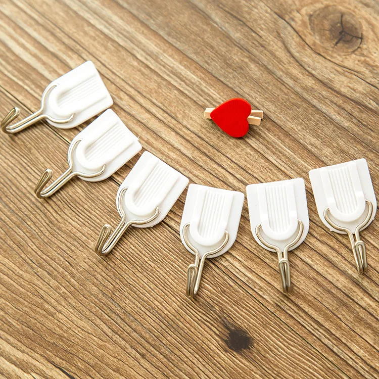 6 шт. прочный крючок на липучке настенные дверные крючки клею держатель для кухни