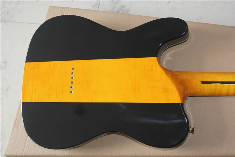 Custom Shop Новое поступление с головой собаки подписи Sunburst электрогитара золотой