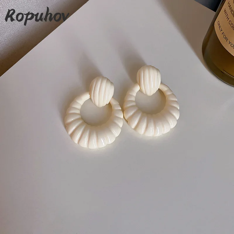 Серьги-гвоздики в корейском ретро-стиле с кристаллами | Украшения и аксессуары