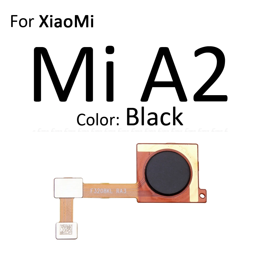 Разъем сканера отпечатков пальцев для Xiaomi Mi A1 A2 Lite сенсорный датчик ID Кнопка